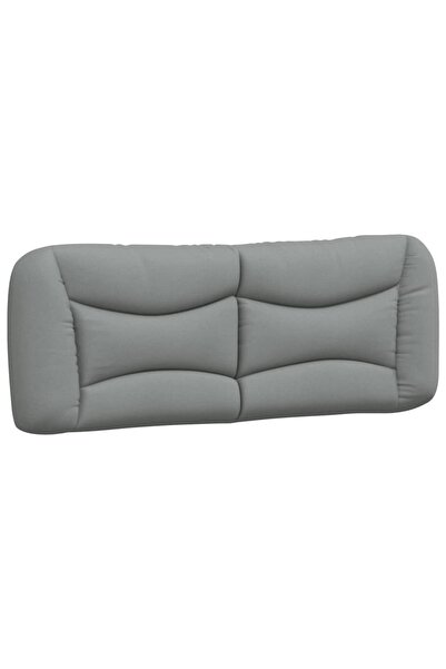 vidaxl Pernă tăblie de pat, Hvar, gri deschis, 140 cm, material textil