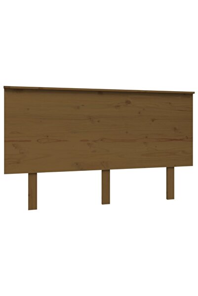 vidaxl Tăblie de pat, maro miere, 139x6x82,5 cm, lemn masiv de pin
