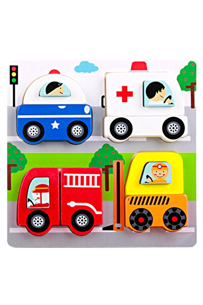 OEM Puzzle 2D, Wooden, Vehicles