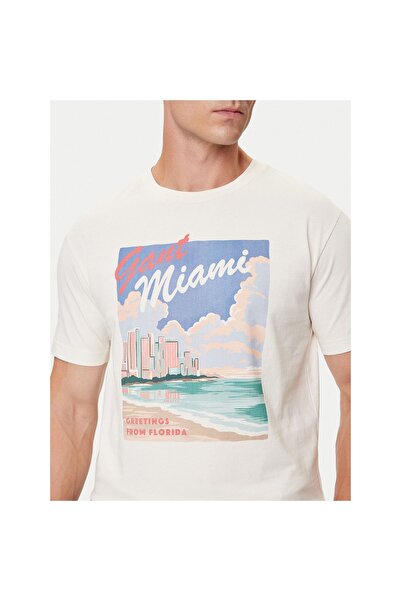 Gant Tricou bărbătesc 2003341 Crem