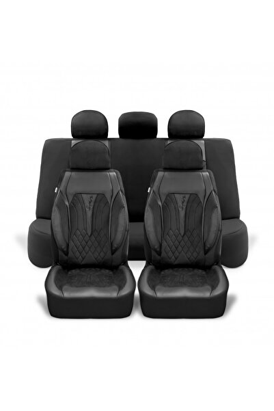 DELUXETUNING Set huse scaune auto universale seria SIDNEY, material textil ne...