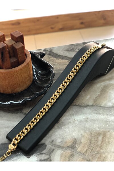 VLDORO D'Oro Xuping Steel Twisted Detailed Gourmet Chain Women's Bracelet -