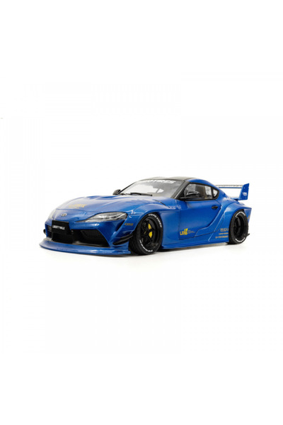 Solido Μοντέλο αυτοκινήτου Toyota GR Supra Liberty Walk BodyKit Μπλε Μεταλλικ...