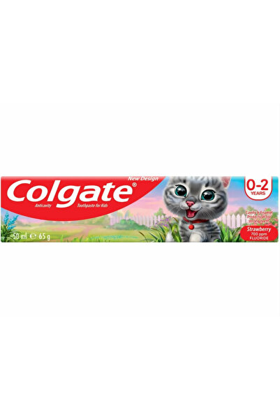 Colgate Kids Anticavity Toothpaste 0-2 Years, Strawberry - 50ml