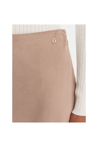 Guess Fustă midi de damă W6RD15WJ472 Bej