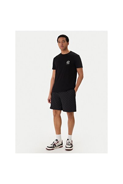Armani Exchange Ανδρικά Αθλητικά Σορτς XM001227 AF11847 Μαύρο
