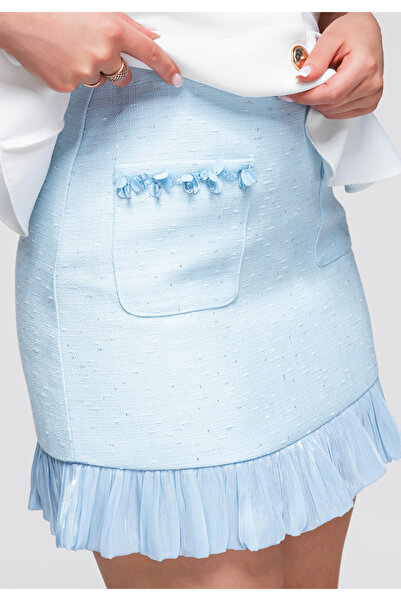 OMBRE Women's Skirt, Mini Length, Fitted OW-GL-E0010