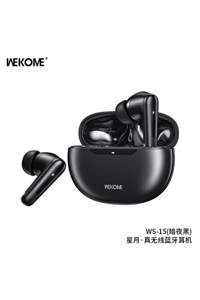 WK WS-15 Ενδοωτικά ακουστικά Bluetooth handsfree με θήκη φόρτισης, Μαύρα