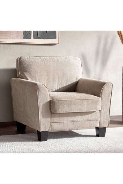 PAN HOME RISEUP SINGLE SEATER SOFA - BEIGE