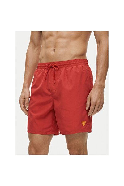 Guess Șorturi de înot pentru bărbați F6GT24WG282 Roșu