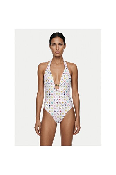 Guess Costum de baie de damă E6GJ39MC04R Alb