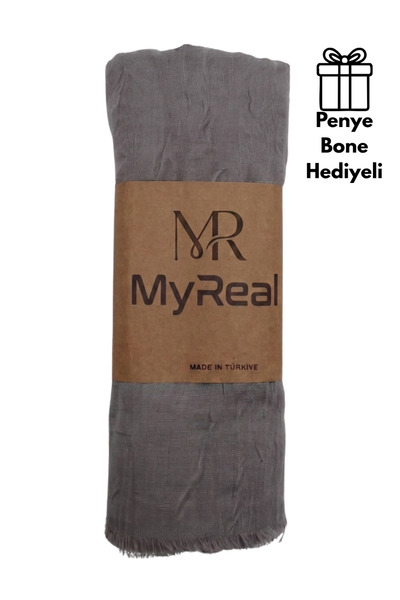 MyReal شال من خيزران الكراش - نسيج طبيعي لا يحتاج للكي (90x200 سم)