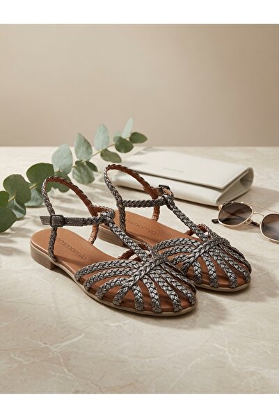 Mammamia Kemal Aygün-Mammamia Genuine Leather Women's Sandals