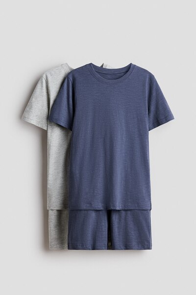 H&M 2'li Pamuklu Pijama Takımı