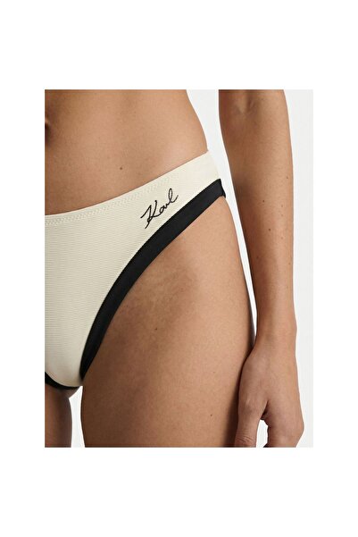 Karl Lagerfeld Slip de bikini pentru femei B2W46023 Bej