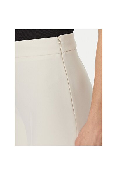 TWINSET Pantaloni Palazzo de damă 251TP2102 Crem