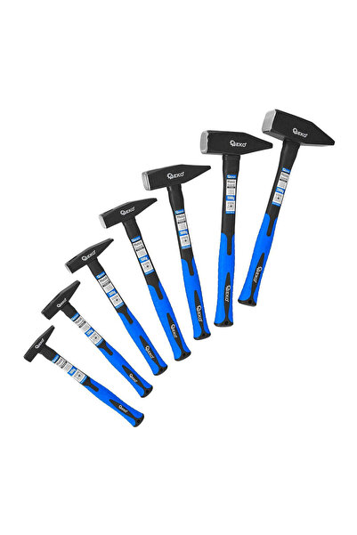 GEKO Set de ciocane cu mâner din fibră de sticlă, 100g - 2000g, 7 piese, G72296