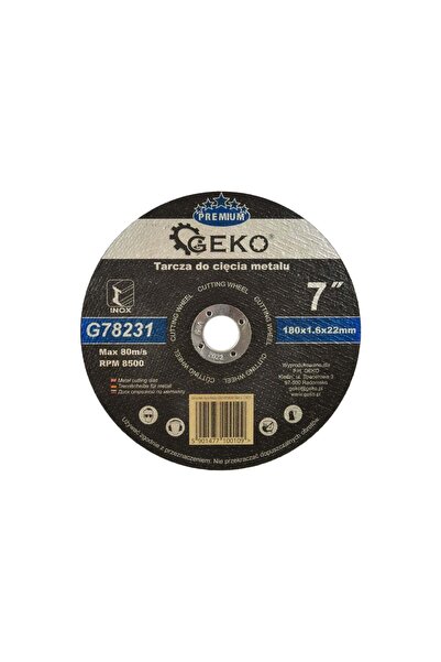 GEKO Disc de tăiere metal 180mm, G78231