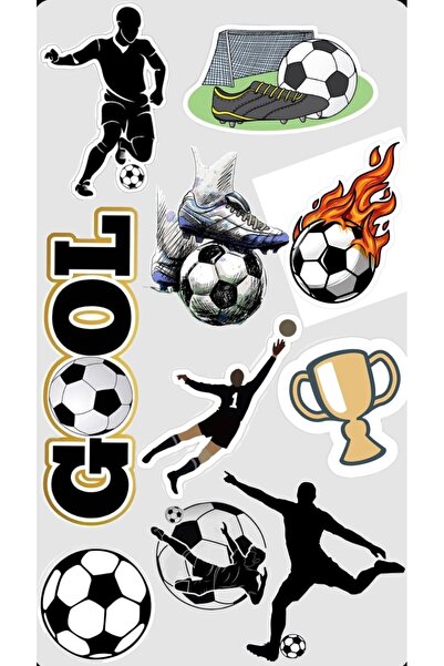 Limitless Design Football Themed Sticker Set 22X30 cm