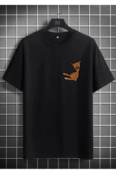 classy moda Unisex Colorful Oversize Printed T-Shirt Streetwear Comfortable F...