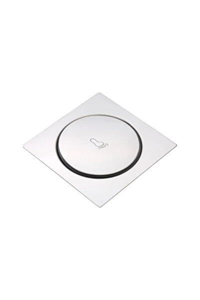BATHROY Steel Chrome 15X15 Filter with 4 Inch Outlet Pressure - Bathroy