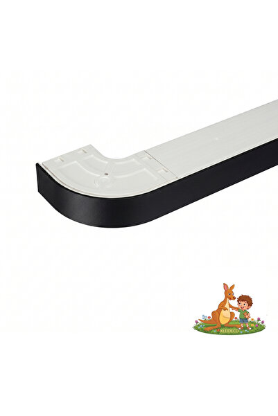 KLEIDECO Sina perdea PVC Kleideco, model DORTMUND, 3 canale, cu masca decorat...