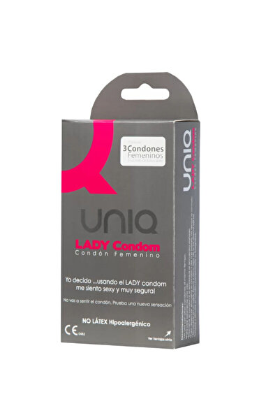 uniq ΓΥΝΑΙΚΕΙΑ ΠΡΟΦΥΛΑΚΤΙΚΑ ΧΩΡΙΣ ΛΑΤΕΞ ΜΕ ΖΑΡΤΙΕΡΑ 3 ΤΕΜΑΧΙΑ