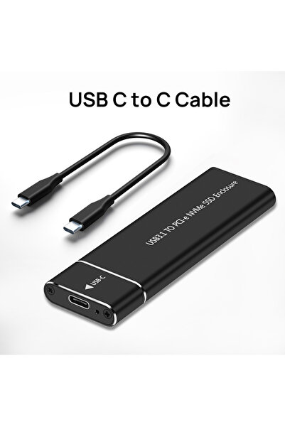 Choice1 USB C to C Cable Samget M.2 NVME Solid State Drive External Enclosure...