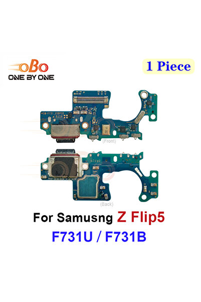 Choice3 لوحة شحن USB مع موصل ومنفذ شحن وكابل مرن لـ Z Flip5 F731U F731B، متوا...