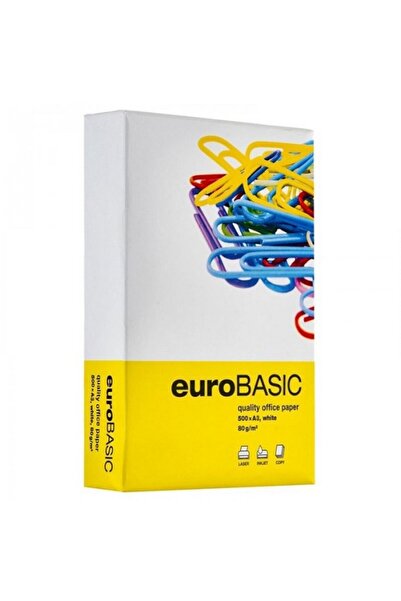 Eurobasic Hartie Copiator A3, 297 x 420 mm, 80 g/mp, Alba, 1 Top, 500 Coli