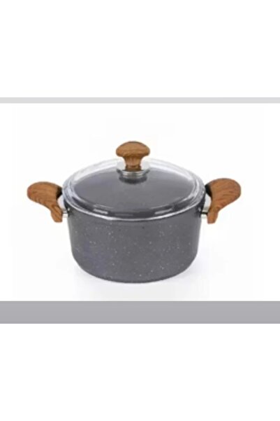 özken 24 cm Deep Pot - Gray