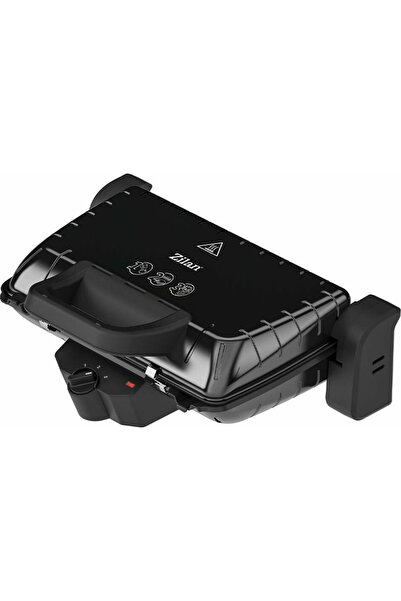 Zilan ZLN4021-BLK Τοστιέρα με αποσπώμενες πλάκες για 2 τοστ 1600W