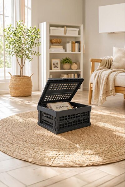 Smartware Blox Folding Box with Holes and Lid 10 Lt