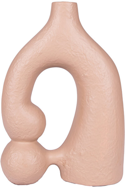 Herdekora Decorative Ceramic Vase Venus Light Brown 21X31 Cm.
