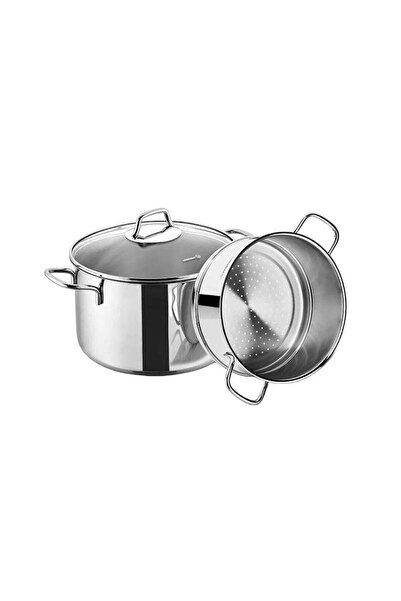 generel Perla Steam Pot – Stainless Steel for Healthy Cooking (Weight 2.51 kg)
