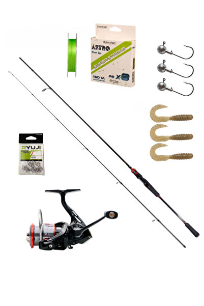 RYUJI RAPTOR 2000S & LUNA II 2.30 CM 3-15 Spin Çipura Levrek Seti