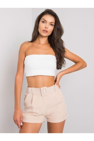Italy Moda Γυναικεία Σορτς, ITALY MODA, Πολυεστέρας, Κλασικό, Μπεζ, μοντέλο D...