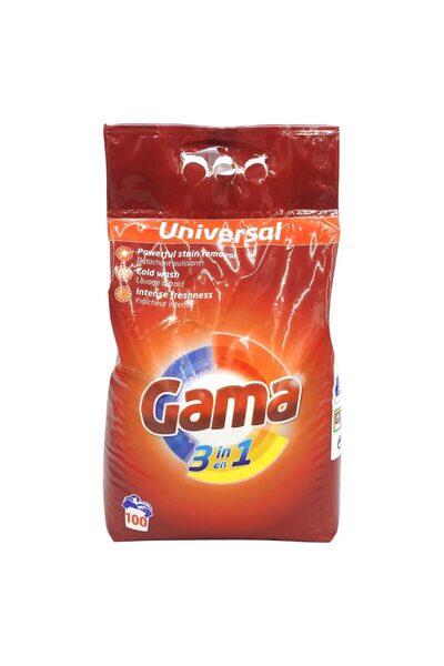 Gama Перилен препарат, Рейндж, Универсален, 6 кг, 100 изпирания