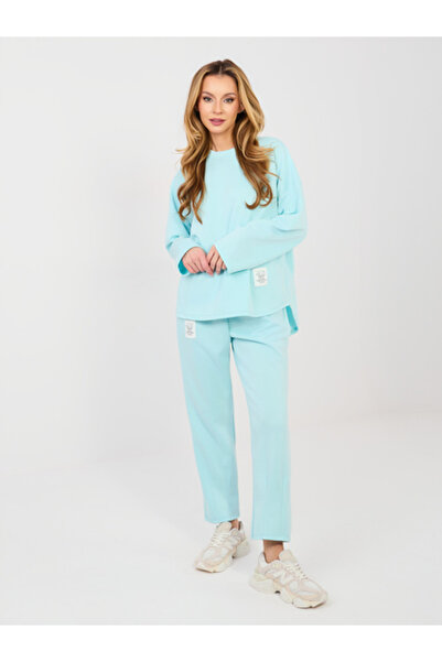 rue parıs Women's Suit, RUE PARIS, Polyester, Long Sleeve, Mint, model IT-KM2...