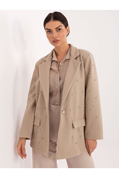 Italy Moda Women's Jacket, ITALY MODA, Polyester, Applications, Beige, model ...
