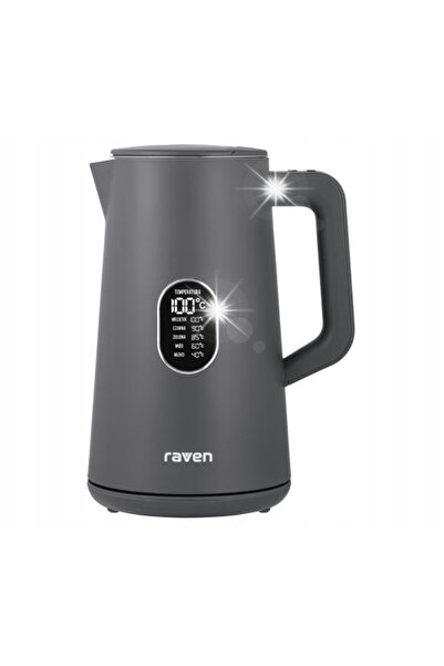 Raven Fierbător electric EC024A 1,5L 1800W Reglare temperatură Grafit