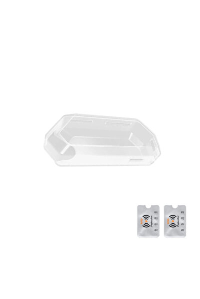 UnderShop Θήκη σιλικόνης για Flipper Zero, Διαφανής, Αντικραδασμική, με 2 προ...