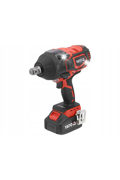 yato Cheie de impact fără perii, cu acumulator, 18V 4Ah, 3/4'', 2000Nm, adapt...