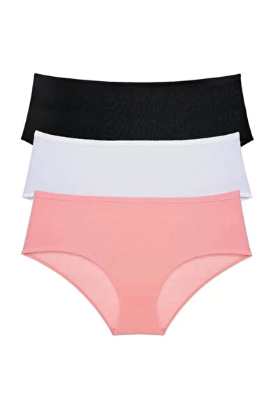 mtm My The Mall Clothing 3 Pieces Women's High Waist Bato Panties Black White...
