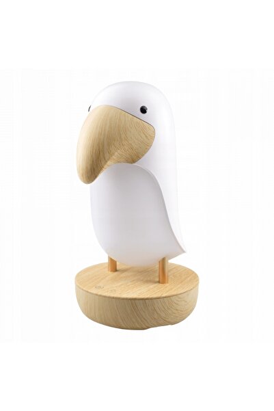 ecolight Lampă pentru copii MARY, difuzor Bluetooth Tucan, culoare caldă, USB
