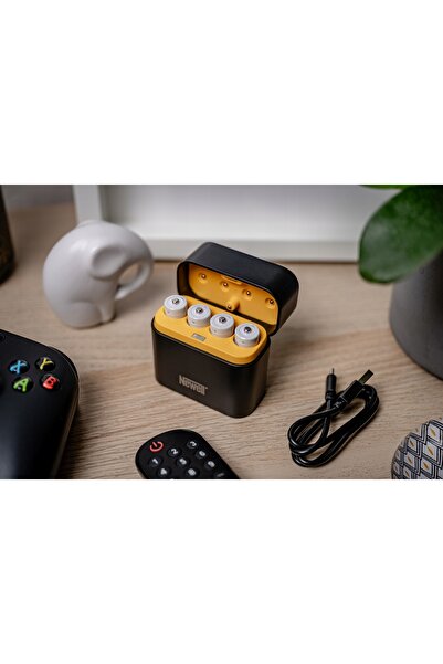 Newell 4x Acumulatori baterie R6 AA 1.5V Li-Ion 2200mAh + Încărcător USB-C