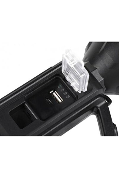 LTC Lanterna de mână cu power bank, USB, LED, solară