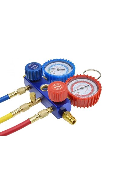 GEKO Tester de etanșeitate pentru umplerea sistemelor de climatizare, set pen...