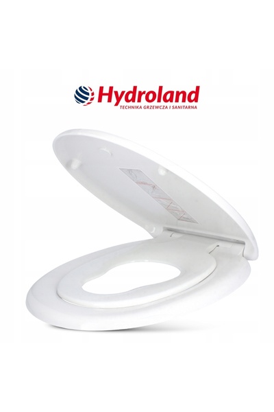 Hydroland Scaun de toaletă pentru copii, cu capac detașabil, cu magnet, pentr...