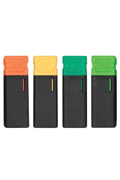yato Set de scule pentru filetare cu nituri M4-M8, 46 piese.